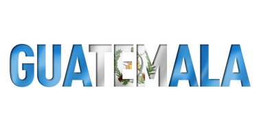 guatemala bayrak yazı tipi