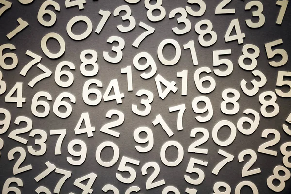 Mathematics background made with solid numbers — Stock Photo, Image