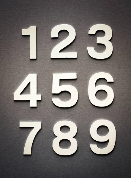 Mathématiques fond fait avec des nombres solides — Photo