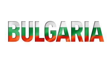 Bulgar bayrağı yazı tipi