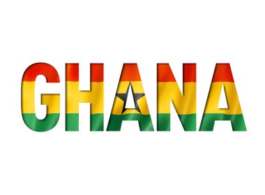 ghanaian bayrak yazı tipi