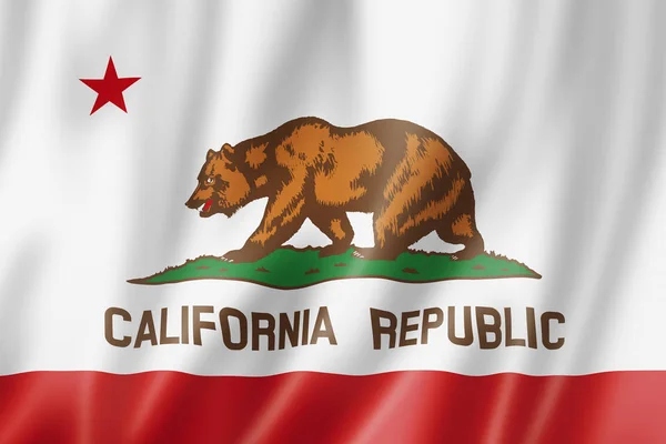 Σημαία Καλιφόρνια, Usa — Φωτογραφία Αρχείου