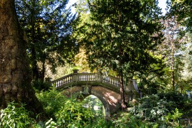 Bridge in Parc Monceau, Paris, France