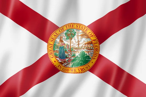 Florida flag, USA — Stock fotografie