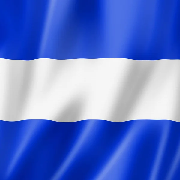 Flaga międzynarodowego sygnału morskiego Juliet — Zdjęcie stockowe