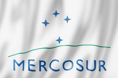 Mercosur flag, Southern Common Market clipart