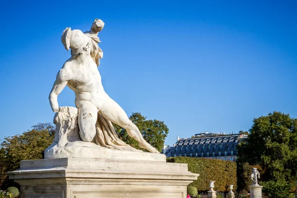 Alexandre Combattant statue in Tuileries Garden, Paris — 图库照片