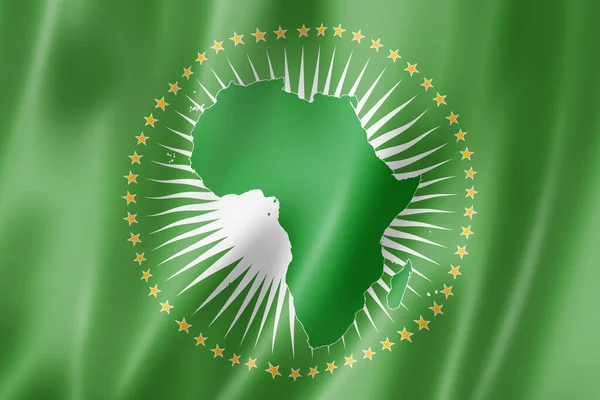 Afrika Birliği bayrağı — Stok fotoğraf