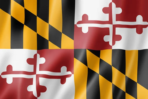 Maryland flag, États-Unis — Photo