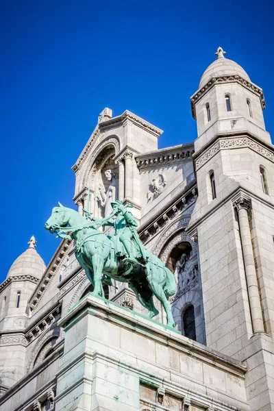 Париж - 6 вересня 2019: Basilica of Sacre Coeur — стокове фото