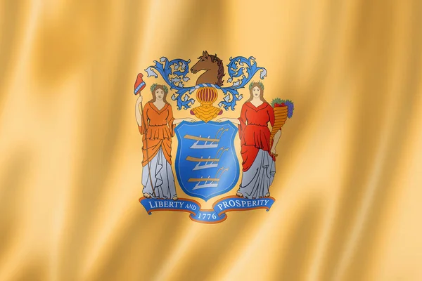 New Jersey flag, USA — 图库照片