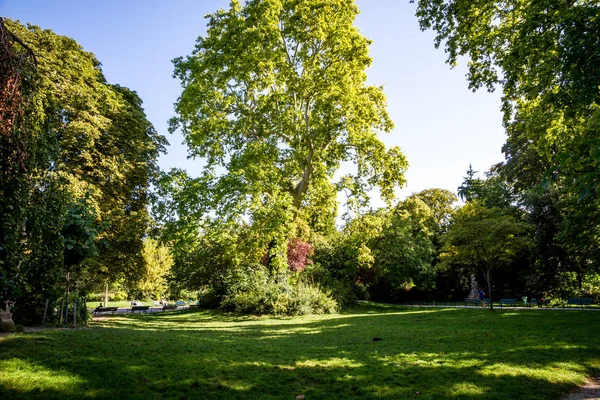 Parc Monceau, Париж, Франция — стоковое фото