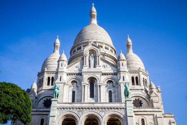 Paris / Fransa - 6 Eylül 2019: Sacre Coeur Bazilikası