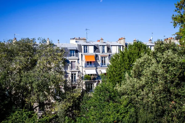 Paris France September 2019 Haussmann Building View Jardin Des Plantes — Stockfoto