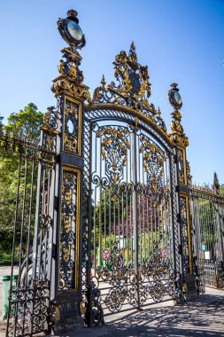 Parc Monceau giriş kapısı, Paris, Fransa