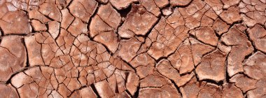 Kuru çamur arkaplan dokusu. Küresel Isınma konsepti afişi                               