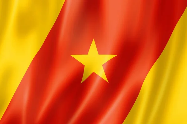 Bendera Etnis Amhara Afrika Ilustrasi — Stok Foto