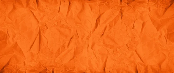 古いオレンジ色の紙のテクスチャの背景 壁紙バナー — ストック写真