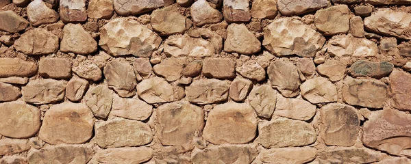 Old rough stone wall, banner background wallpaper