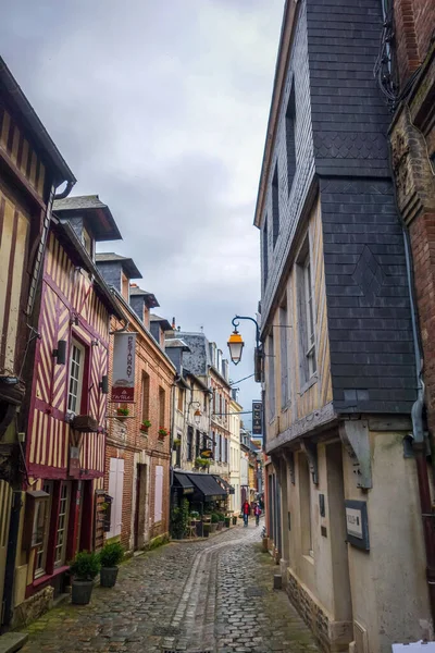 Honfleur Frankrike Oktober 2017 Gamla Stan Normandie — Stockfoto