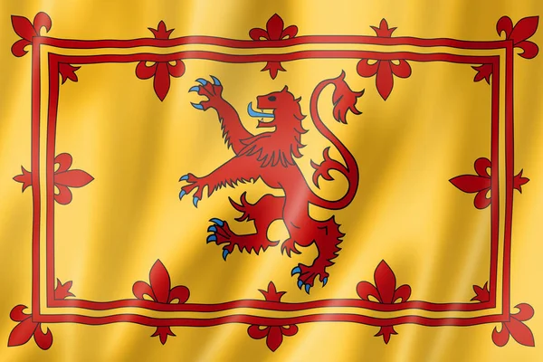 Królewski Sztandar Szkocji Zjednoczone Królestwo Ilustracja — Zdjęcie stockowe