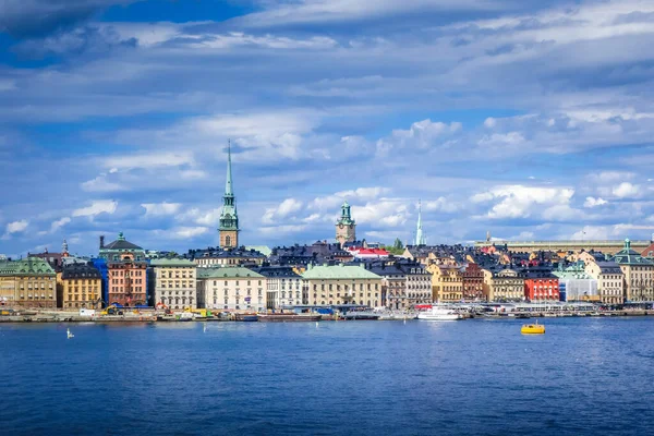 Gamla Stan Vista Panorâmica Paisagem Estocolmo Suécia — Fotografia de Stock