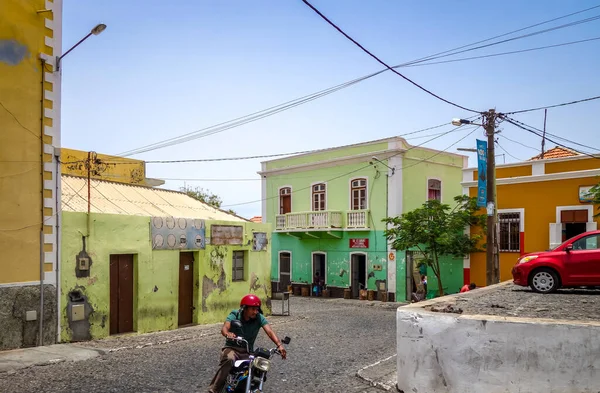 Sao Filipe Cabo Verde Agosto 2018 Calles Ciudad Verano Isla —  Fotos de Stock