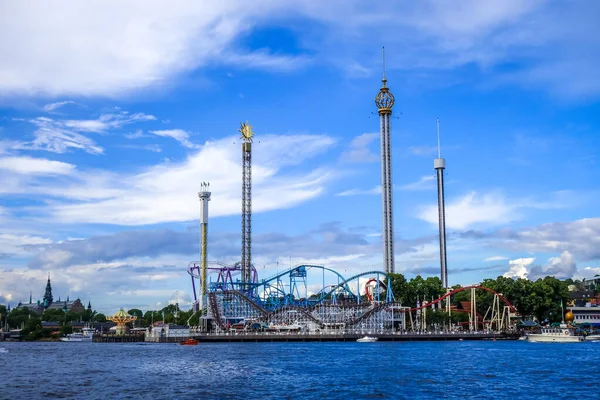 Stockholm Zweden Juli 2017 Pretpark Grona Lund — Stockfoto