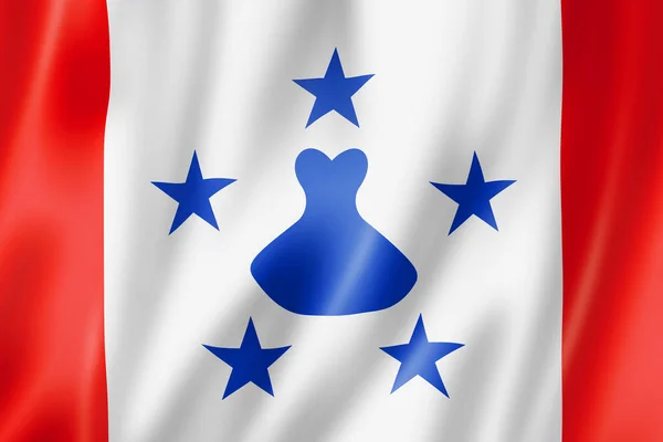 Bendera Kepulauan Austral Polinesia Prancis Ilustrasi — Stok Foto