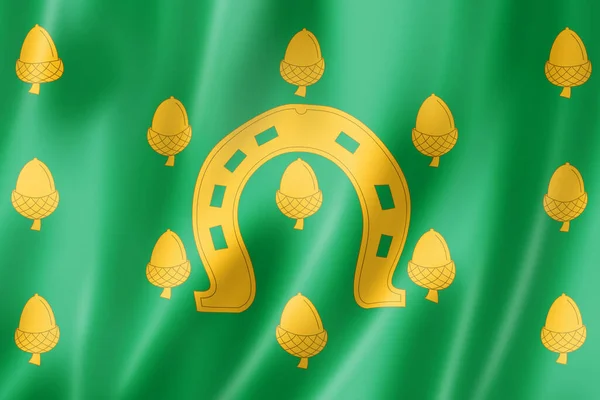 Rutland County Flag Egyesült Királyság Waving Banner Collection Illusztráció — Stock Fotó