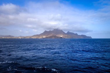 Sao Vicente Adası manzaralı, Cape Verde, Afrika