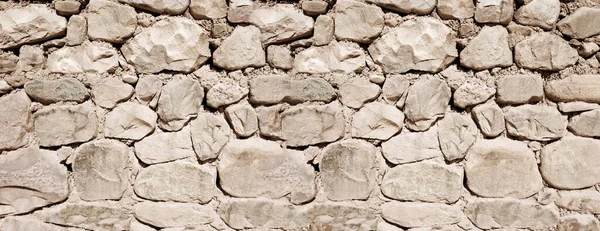 Alte Raue Steinmauer Banner Hintergrund Tapete — Stockfoto