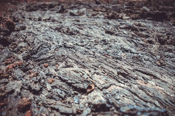 Detalle Del Flujo Lava Volcán Pico Fogo Cabo Verde África — Foto de Stock