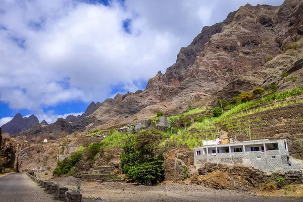 Mountains Landscape Santo Antao Island Cape Verde Africa — Stock Photo, Image
