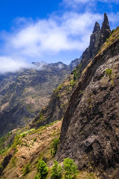 Paisaje Del Valle Paul Isla Santo Antao Cabo Verde África — Foto de Stock