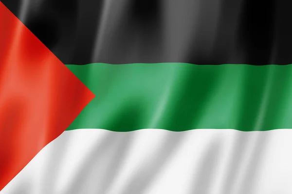 Хиджазский Национальный Флаг Иллюстрация — стоковое фото