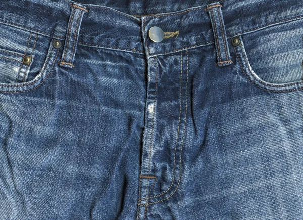 Blue Denim Hosen Tasche Textur Hintergrund — Stockfoto