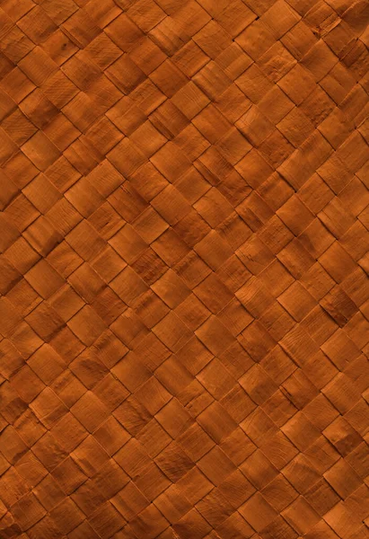 Tecido Escuro Bambu Mat Textura Fundo — Fotografia de Stock