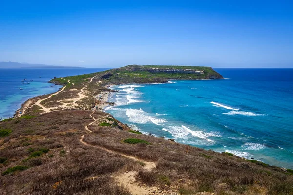 Capo San Marco Panoramablick Sardinien Italien — Stockfoto