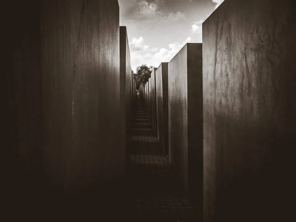 Berlim Alemanha Abril 2014 Memorial Aos Judeus Assassinados Europa Fotografia — Fotografia de Stock