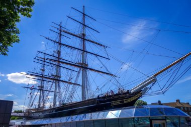 Londra / İngiltere - 3 Haziran 2017 - Greenwich 'teki Cutty Sark