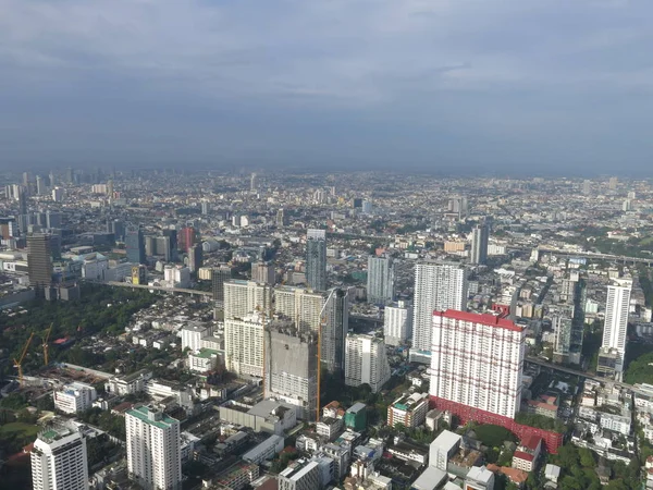 Bangkok Thailand January 2017 View Urban Landscape High Building Center — Stock Photo, Image