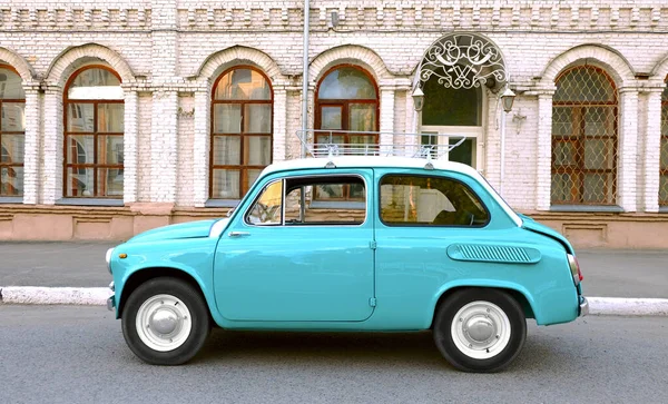 Bijsk Russland September 2019 Retro Oldtimer Saz 965 Saporoschez Altes — Stockfoto