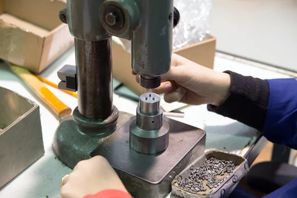 Máquinas-ferramentas com controle numérico de computador (CNC ) — Fotografia de Stock