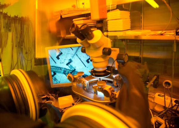 Лаборатория нанотехнологий — стоковое фото