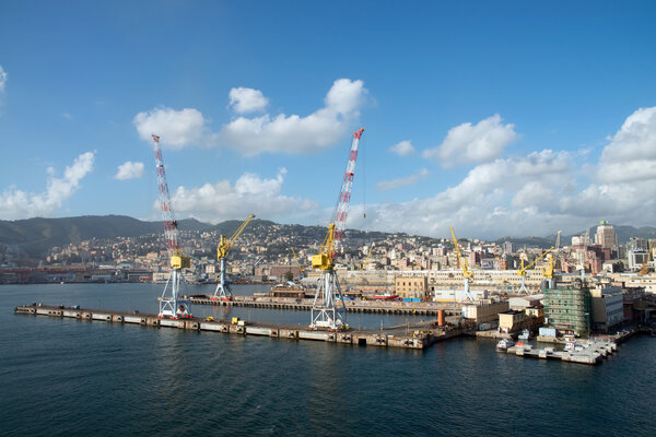 The Port of Genoa is the major Italian seaport on the Mediterranean Sea. With a trade volume of 51.6 million tonnes, it is the busiest port of Italy by cargo tonnage. The port is also used as a dismantling station.