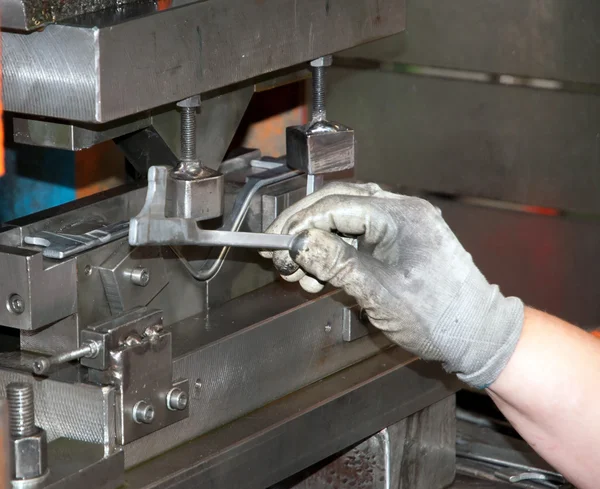 Workshop - Metal forming press — Stock Photo, Image