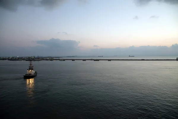 Puerto de Haifa — Foto de Stock