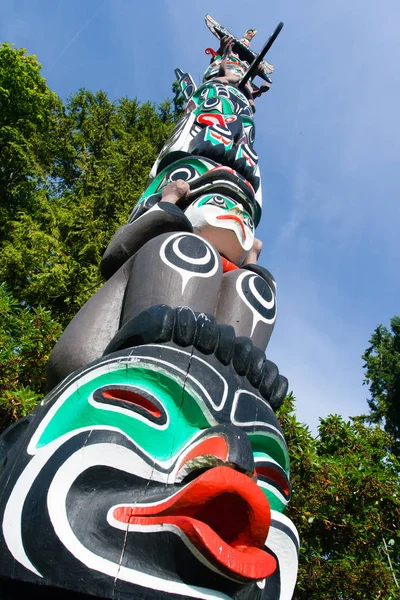 Totem pole is the cultural heritage of first nation people.