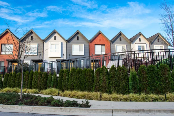 Belíssimas casas da cidade novo desenvolvimento . — Fotografia de Stock